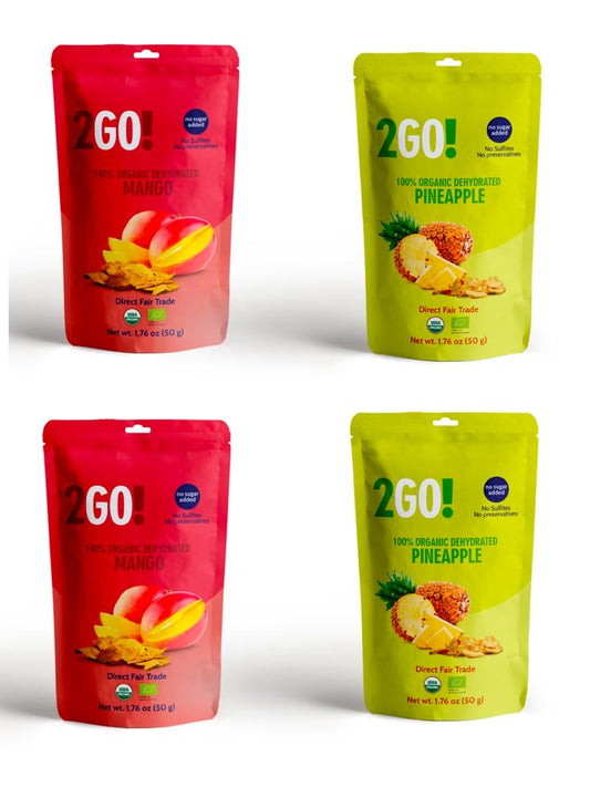 2GO! Organic Dried Fruit Variety Pack