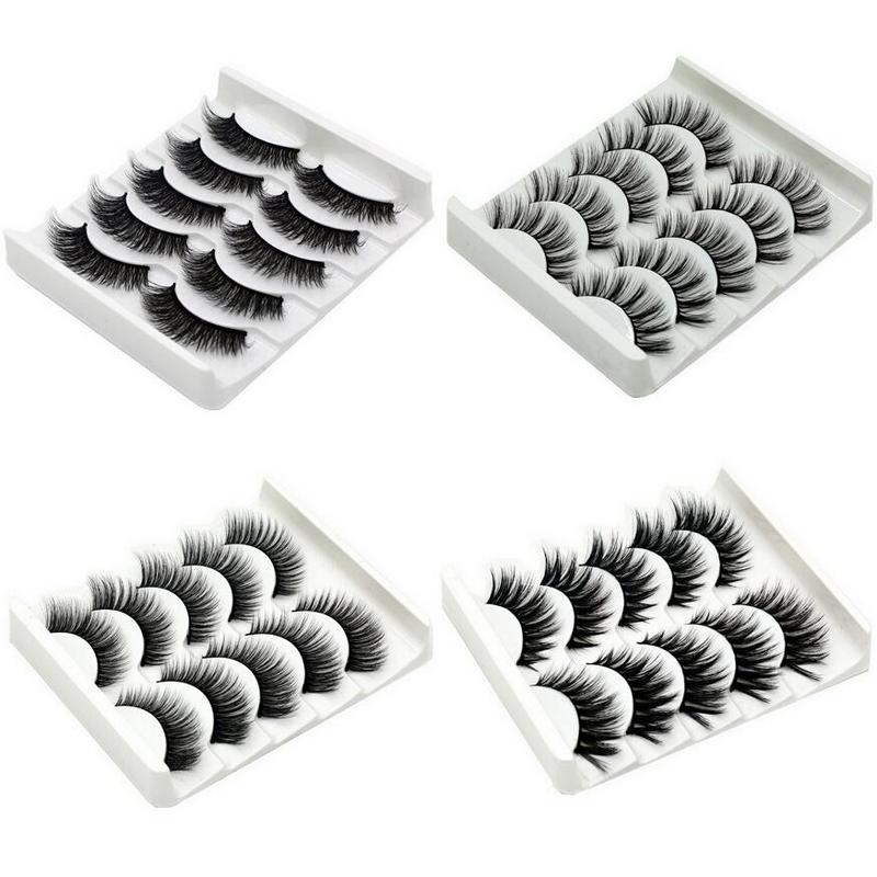 150 Pairs Mink Hair False Eyelashes Natural Thick Long Eye Lashes 3D